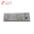 Fabrikkforsyning direkte Metal Keyboard.Industrial Kiosk Keyboard WTH Trackball