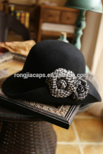 Custom fashion Lady felt cap