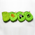 Custom embroidery microfiber pet cleaning mitts
