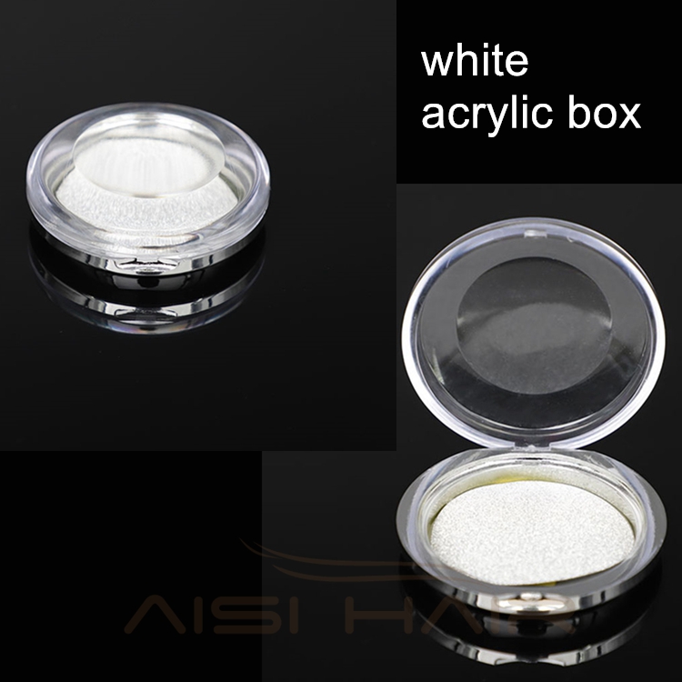 Aisi Hair Private Label Logo Colored Eyelashes Packaging Custom Eye Lashes Box 25mm False Eye Lash Empty Container