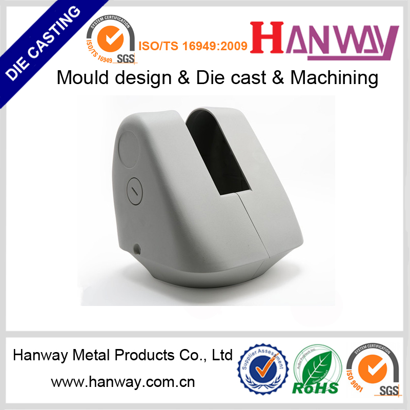 hanway OEM aluminum die casting cctv camera housing manufacturers parts from China