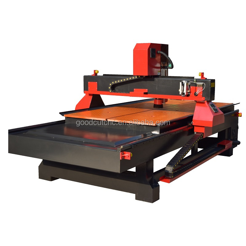 Jinan cnc wood furniture carving 1325 cnc router manual with stepper motor