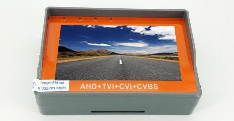 4.3" Tft Hd-tvi/ahd/cvi/cvbs All In One Multi Function Cctv surveillance equipment handheld cctv camera test equipment tester