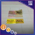 Etiqueta de seguridad con etiquetas de holograma de número de serie 3D