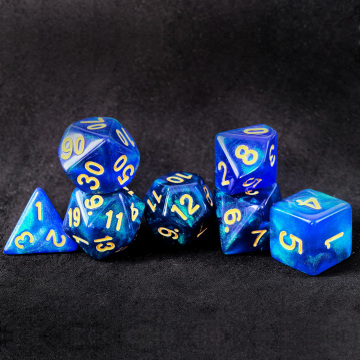 Bescon Moonstone Dice Series, Charming Polyhedral RPG Dice Set Moonstone Effect, 12 Colors Stock