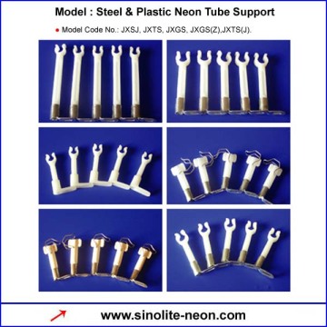 Steel & Plastic Neon Tube Support