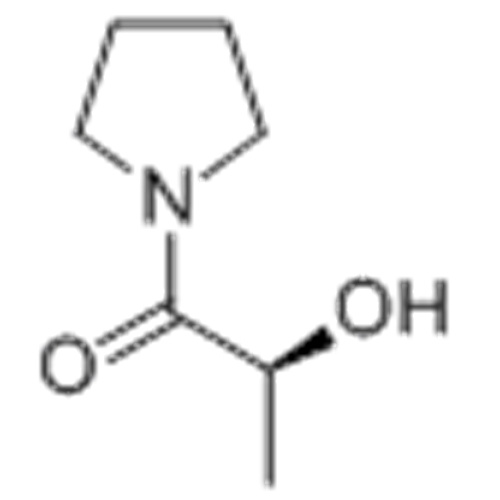 1-プロパノン、2-ヒドロキシ-1-（1-ピロリジニル） - 、（57279093,2S） -  CAS 122151-38-6