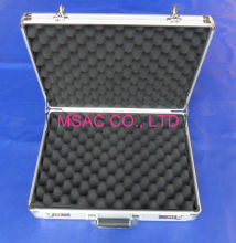 Custom Sliver Aluminum Handgun Cases With Lock , Gun Carry Cases For Rifle
