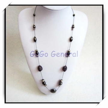 Hem Stones African Beaded Jewelry Necklace