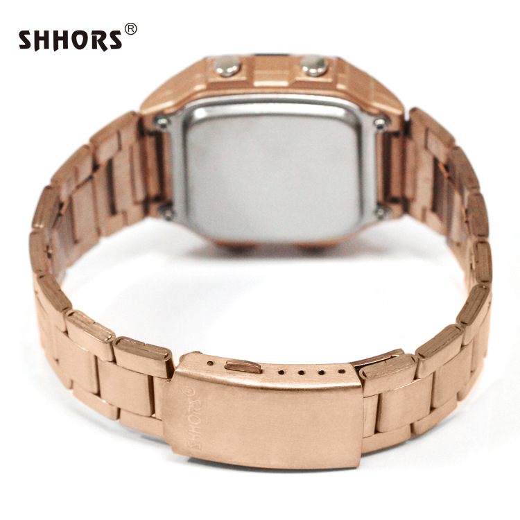 Shhors 0300B Men Digital Wristwatches Silicone Sports Watches Fashion Waterproof Watch