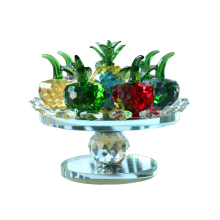 Artificial Crystallized Fruit Decor Crystal Fruit Plate