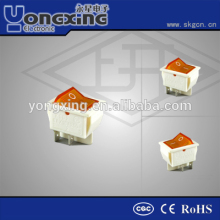 KCD2 16a 250v dpdt waterproof rocker switch