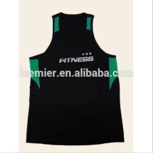 Men's custom coolmax fabric gym fitness singlet