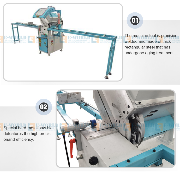 Single Head Aluminium Profile Mitre Cutting Saw For Aluminum