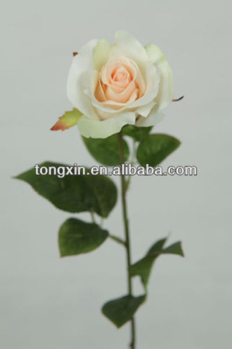 62cm length rose small cabbage bud making silk flower