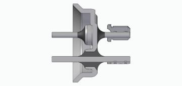 Coffee machine compressor terminal