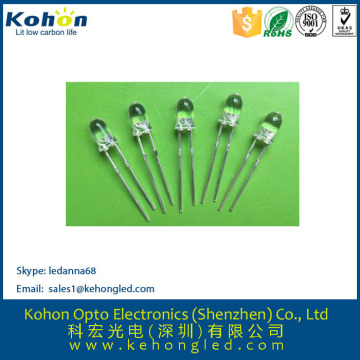 4mm bullet shape white color LED diode with modern and elegent in fashion style