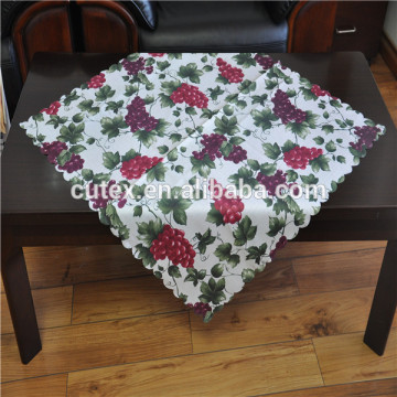 100% polyester grape printed tablecloth