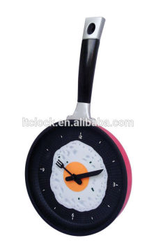 Pan shape wall clock