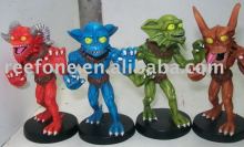 Polyresin game action figurines