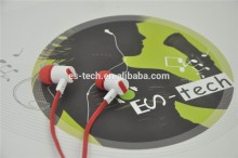 Fashion Flat cable ear piece for mobile phone cheap custom earphone
