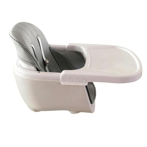 Chaise haute pour bébé avec repose-pieds réglable et plateau
