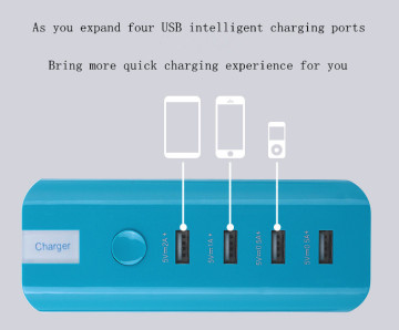 New Type universal travel 4 port USB charger port extension cord
