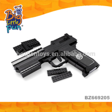 DIY weapon desert eagle pistol gun education building block toys for 10 years