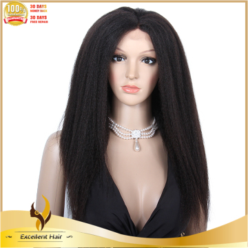 Brazilian hair distributors wholesale italian yaki human hair full lace wig