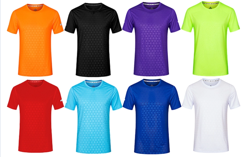 Summer Quick Dry Gym Sports T Shirts Wholesale Custom Plain 100% Polyester Athletic T Shirt