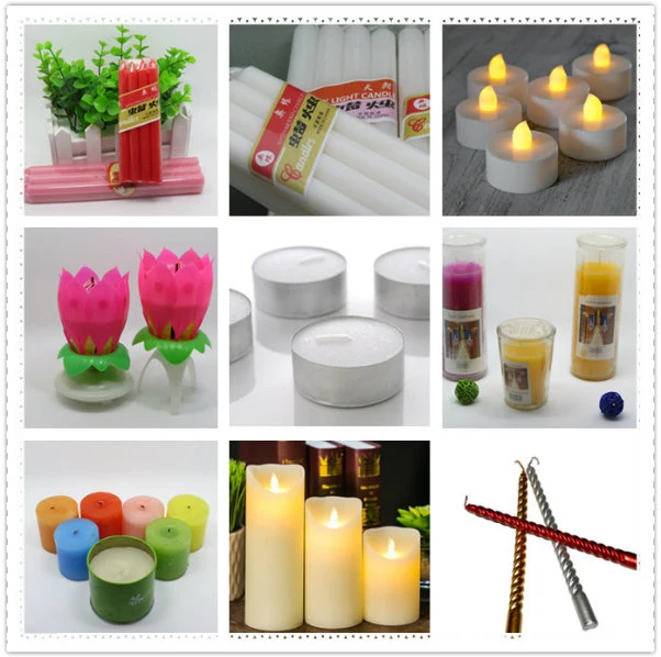 High Quality Paraffin Wax White Candle for Temple