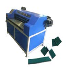 automatic scouring pad cutting machine