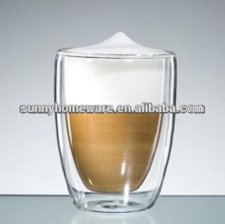 pyrex double wall cappuccino glass cup