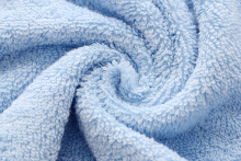 Luxury Navy Blue Bath Towels with Double Satin