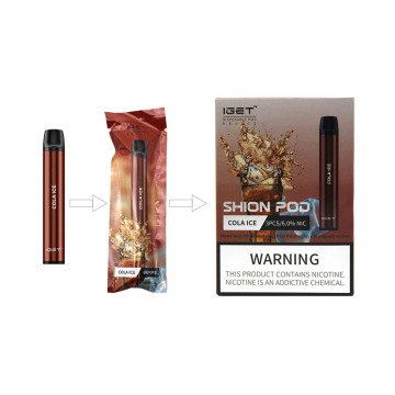 Iget Vape Shion 600puffs avec 26 saveurs