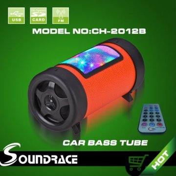 high power car bass tube with amplifier