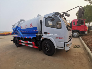 Dongfeng Suction Sewer Cleaning Sewage Truck