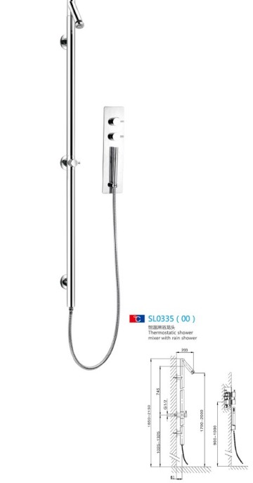 luxury shower set shower tap mixer in hot sale