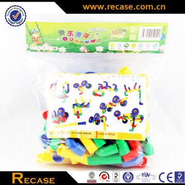 Interesting Pp Plastic Building Block Game For Children With EN71