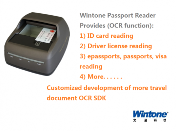 OCR passport reader desktop full-page document imager & eMRTD reader