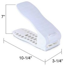 Room Saving Plastic Shoe Slot Organizer