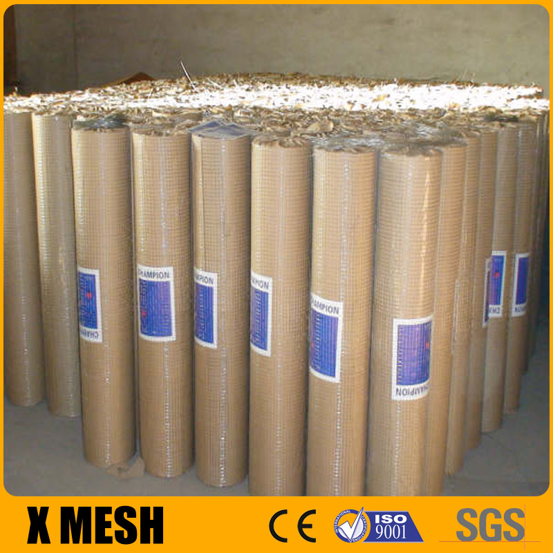 PVC coated 8 gauge welded wire mesh for Gabion basket