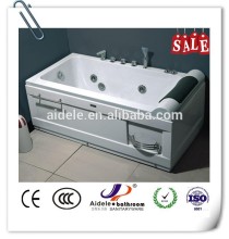 fashion sector wirlpool pump ABS shower buthtub with pillow