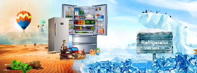 Smad 127L 4.5cuft Hotel Mini Double Door Refrigerator
