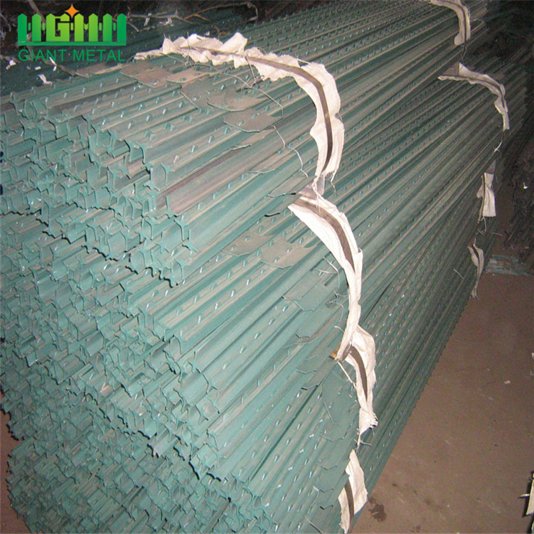 T type galvanized fence posts metal fence posts