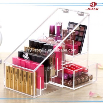 Customized acrylic cosmetic box, plastic cosmetic box acrylic