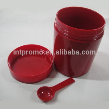 plastic kitchen pot storage pot with spoon