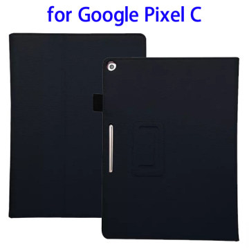 Wholesale China Price Leather Flip Cover Case for Google Pixel C Tablet Cover