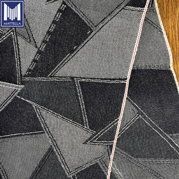 Japanese Indigo Vintage Raw Selvedge Denim Jacket Jeans Jacquard Denim Fabric