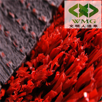 Jiangsu WM red cheap artificial grass carpet